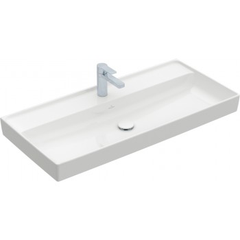 Set mobilier 95.4cm Villeroy&Boch Collaro Nordic Oak, cu lavoar Collaro, C011L0VJ+4A33A201 - 7