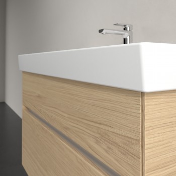 Set mobilier 95.4cm Villeroy&Boch Collaro Nordic Oak, cu lavoar Collaro, C011L0VJ+4A33A201 - 9