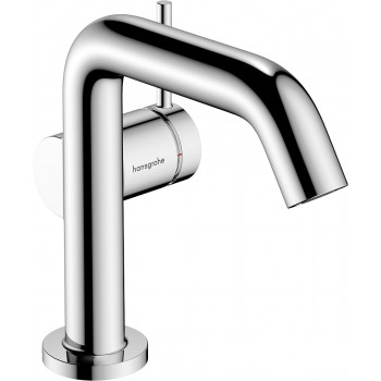 Baterie lavoar cu ventil push-open, Hansgrohe Tecturis S 110 Fine, CoolStart, crom, 73322000 - 1