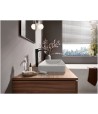 Baterie lavoar fara ventil, Hansgrohe Vivenis 250, montaj pe blat, negru mat, 75042670 - 3