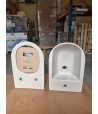Pachet vas WC rimless suspendat + bideu suspendat, Villeroy&Boch Antao, TwistFlush, cu capac WC inchidere lenta, Almond - 2