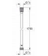 Furtun de dus, Grohe Silverflex, 1.75m, auriu, 28388GL1 - 2