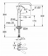 Baterie bucatarie cu pipa rotativa inalta, Grohe Essence XL, auriu, 24170GN1 - 2