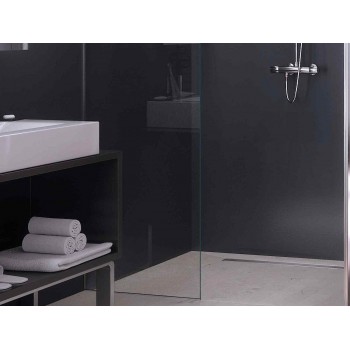 Set rigola de dus cu capac inox, Kessel Linearis Compact, 55cm, faiantabil, 45600.61M - 2