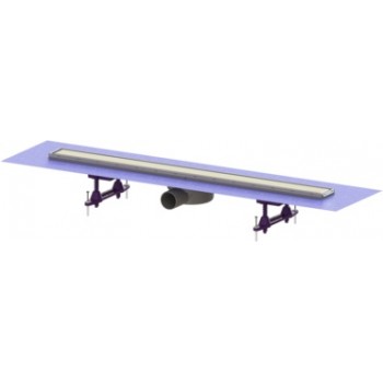 Set rigola de dus cu capac inox, Kessel Linearis Compact, 85cm, Multistop, faiantabil, 45600.64FM - 1