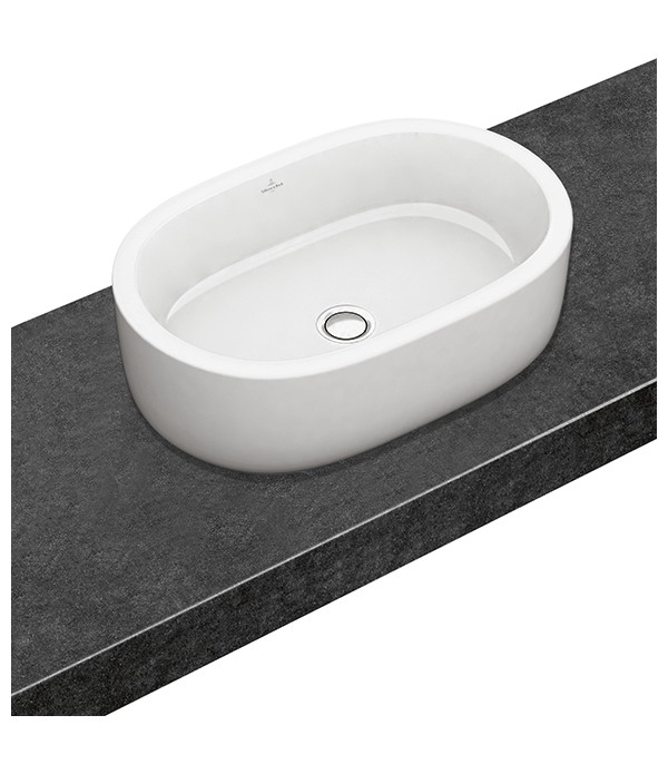Surface-mounted washbasin Oval Architectura, 412660, 600 x 400 mm