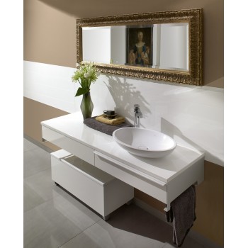 Surface-mounted washbasin Oval Loop & Friends, 515110, 630 x 430 mm