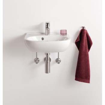 Handwashbasin Compact Oval O.novo, 536045, 450 x 350 mm