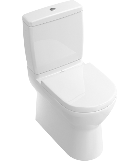Washdown toilet for close-coupled toilet-suite Oval O.novo, 565810, 360 x 640 mm