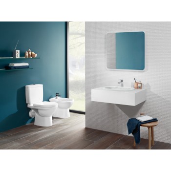 Washdown toilet for close-coupled toilet-suite Oval O.novo, 566110, 360 x 670 mm