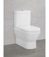 Washdown toilet for close-coupled toilet-suite Oval Architectura, 568610, 370 x 700 mm