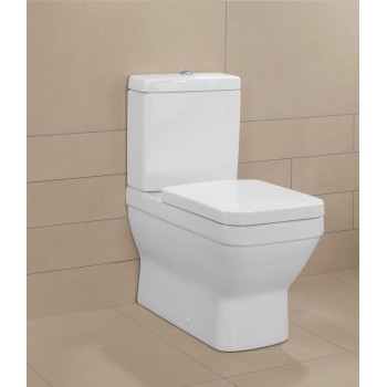 Washdown toilet for close-coupled toilet-suite Rectangle Architectura, 568710, 370 x 700 mm