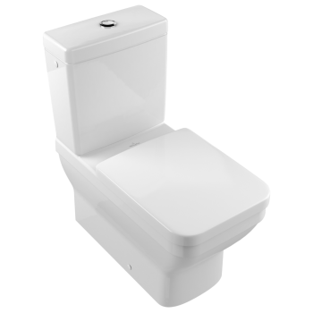 Washdown toilet for close-coupled toilet-suite Rectangle Architectura, 568710, 370 x 700 mm