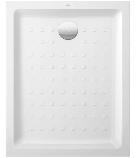Rectangular shower tray Rectangle O.novo, 606180, 1000 x 800 x 60 mm, Shower tray depth: 30 mm