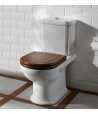 Washdown toilet for close-coupled toilet-suite Oval Hommage, 666210, 370 x 725 mm