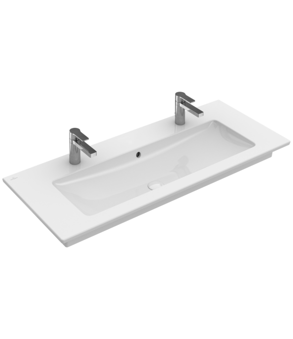 Vanity washbasin Rectangle Venticello, 4104CK, 1200 x 500 mm