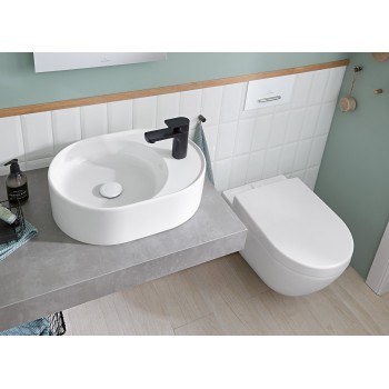 Washdown toilet, rimless Oval Subway 2.0, 5614A1, 370 x 560 mm
