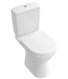 Washdown toilet for close-coupled toilet-suite, rimless Oval O.novo, 5661R0, 360 x 670 mm