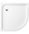 Quadrant shower tray Quarter circle O.novo Plus, 6213G5, 1000 x 1000 x 60 mm, Side length: 1000 mm