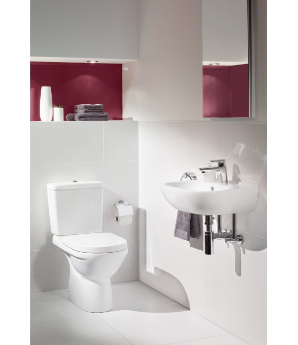 Rimless wash-out toilet Round O.novo, 7619R0, 360 x 460 mm