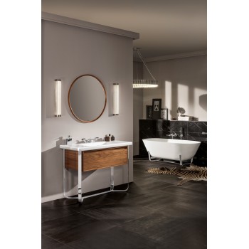 Vanity unit with frame made of high-gloss steel Angular Antheus, B06510, 927 x 852 x 500 mm