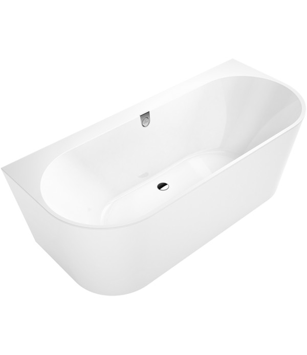 Bath Back-to-wall bath Oberon 2.0, UBQ180OBR9CD00V, 1800 x 800 mm