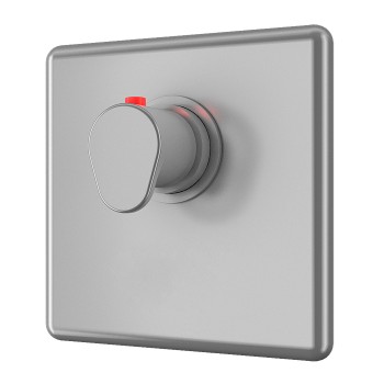 Control pentru duș fără buton piezo - reglarea temperaturii apei cu mixer termostatic