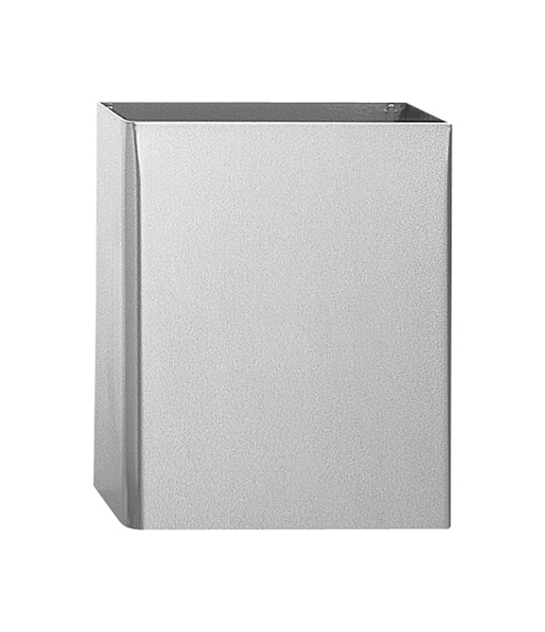 Coș de gunoi de perete din oțel inox,  volum 26,5 l, finisaj polisat