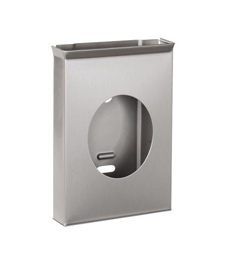 Dispenser de pungi sanitare din oțel inox, finisaj periat