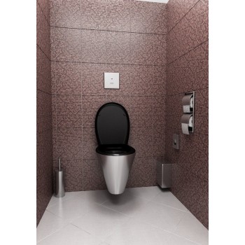 Dispenser de pungi sanitare din oțel inox, finisaj periat