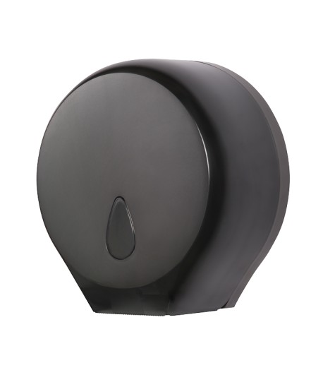 Dispenser hârtie igienică, plastic ABS negru