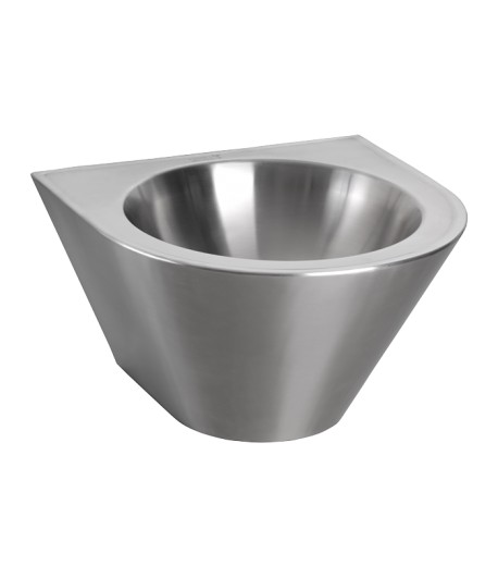 Lavoar conic din oțel inox cu design antivandal Ø 320 mm
