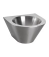 Lavoar conic din oțel inox cu design antivandal Ø 320 mm