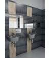 Lavoar din oțel inox cu gaură pentru baterie