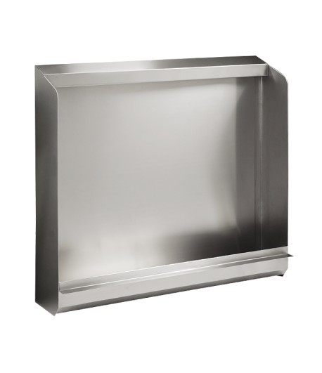Pisoar tip jgheab de pardoseală din oțel inox, fără unitate de spălare, 1800 mm