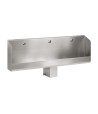 Pisoar tip jgheab din oțel inox de perete, cu robinet de spălare cu senzor termic, 1800 mm, 6 V