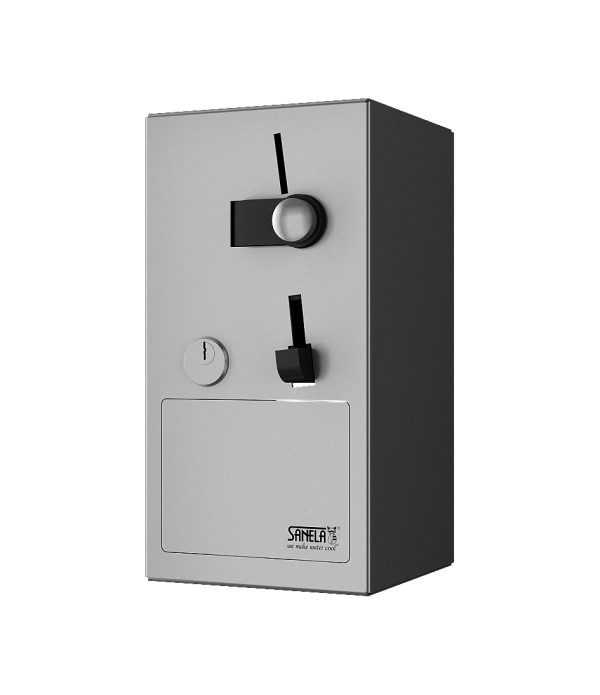 Unitate de duș cu monezi sau token, 24 V DC, control direct
